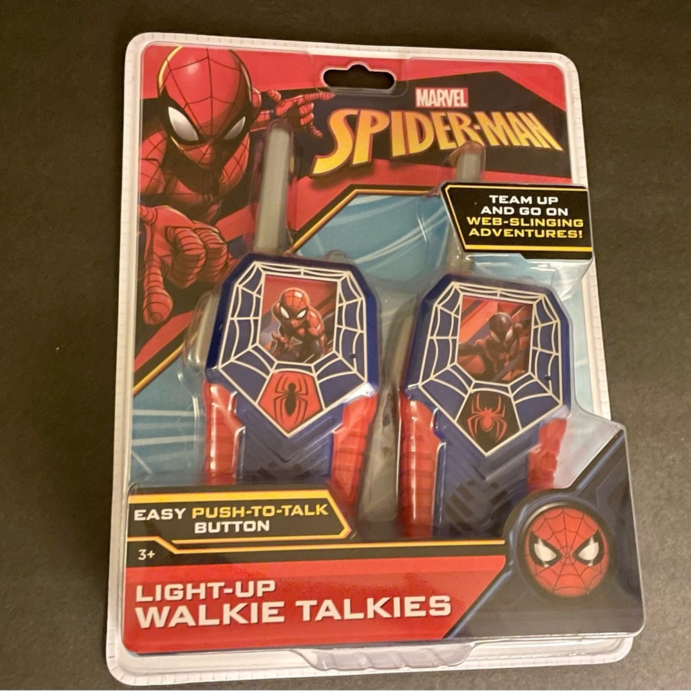 Spider-Man Walkie Talkie Set NIB - Brand New Never Opened